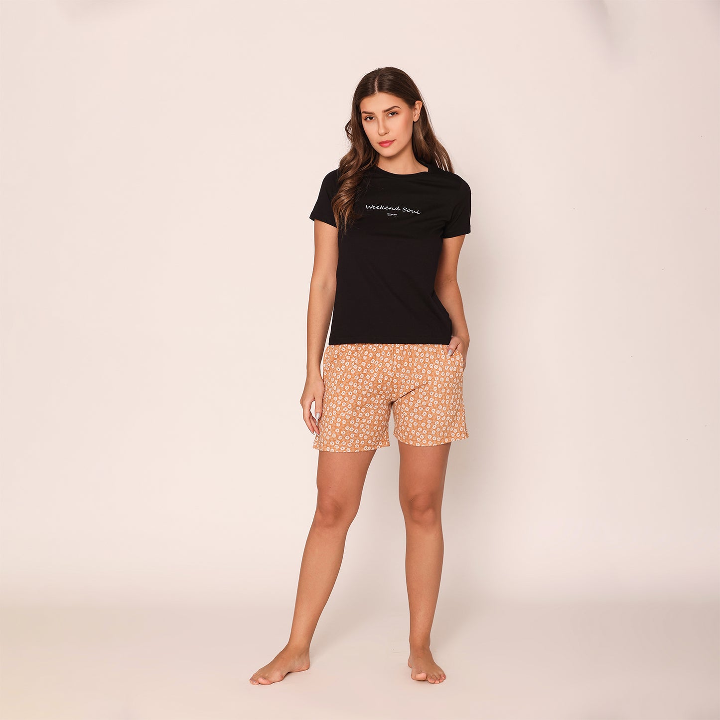 Printed Casual Shorts for Women