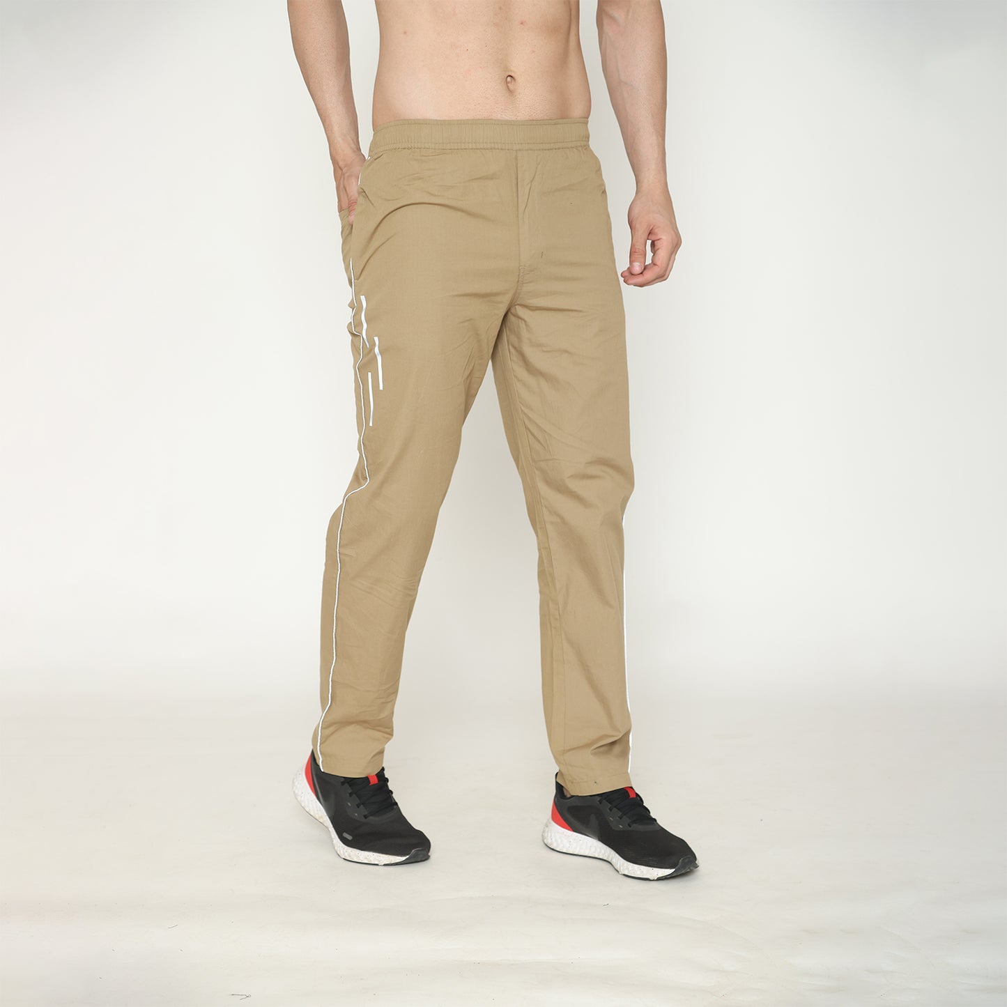 Men's Woven Solid Lower - Khaki