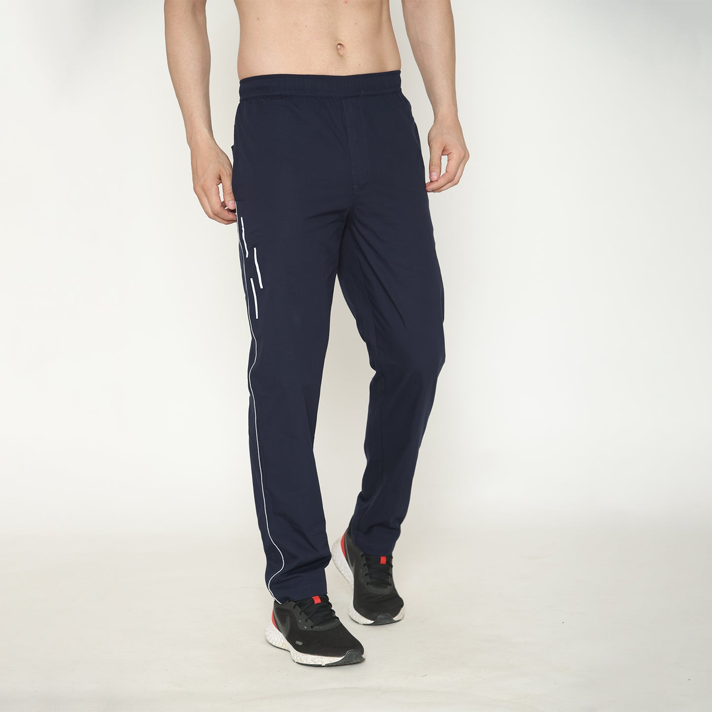 Men's Woven Solid Lower - Navy