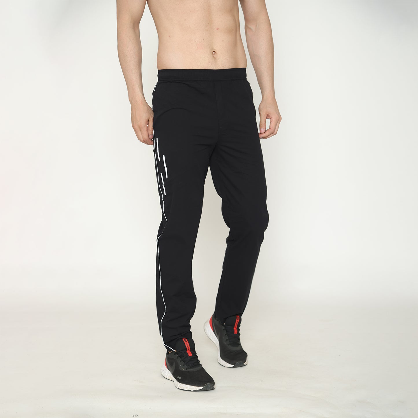 Men's Woven Solid Lower - Black