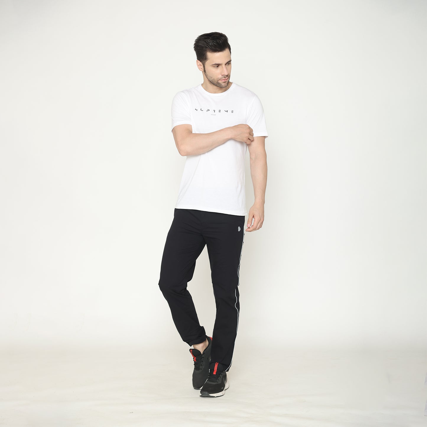 Men's Woven Solid Lower - Black