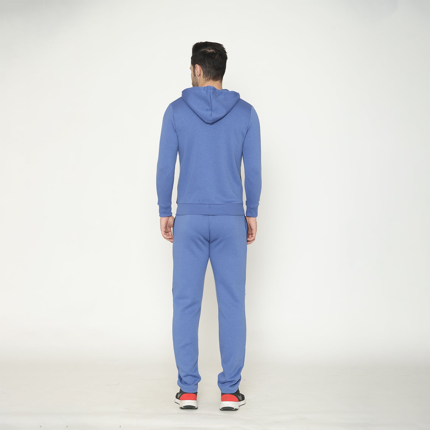 Men's Solid Track Suit - Dutch Blue