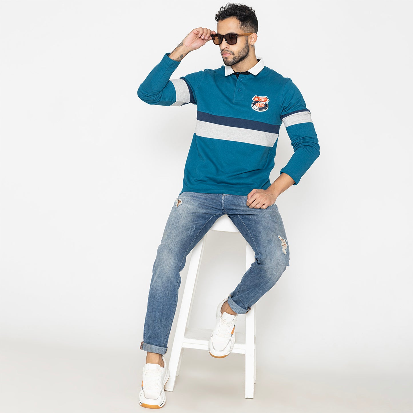 Men's Polo Tee -Mediterranea