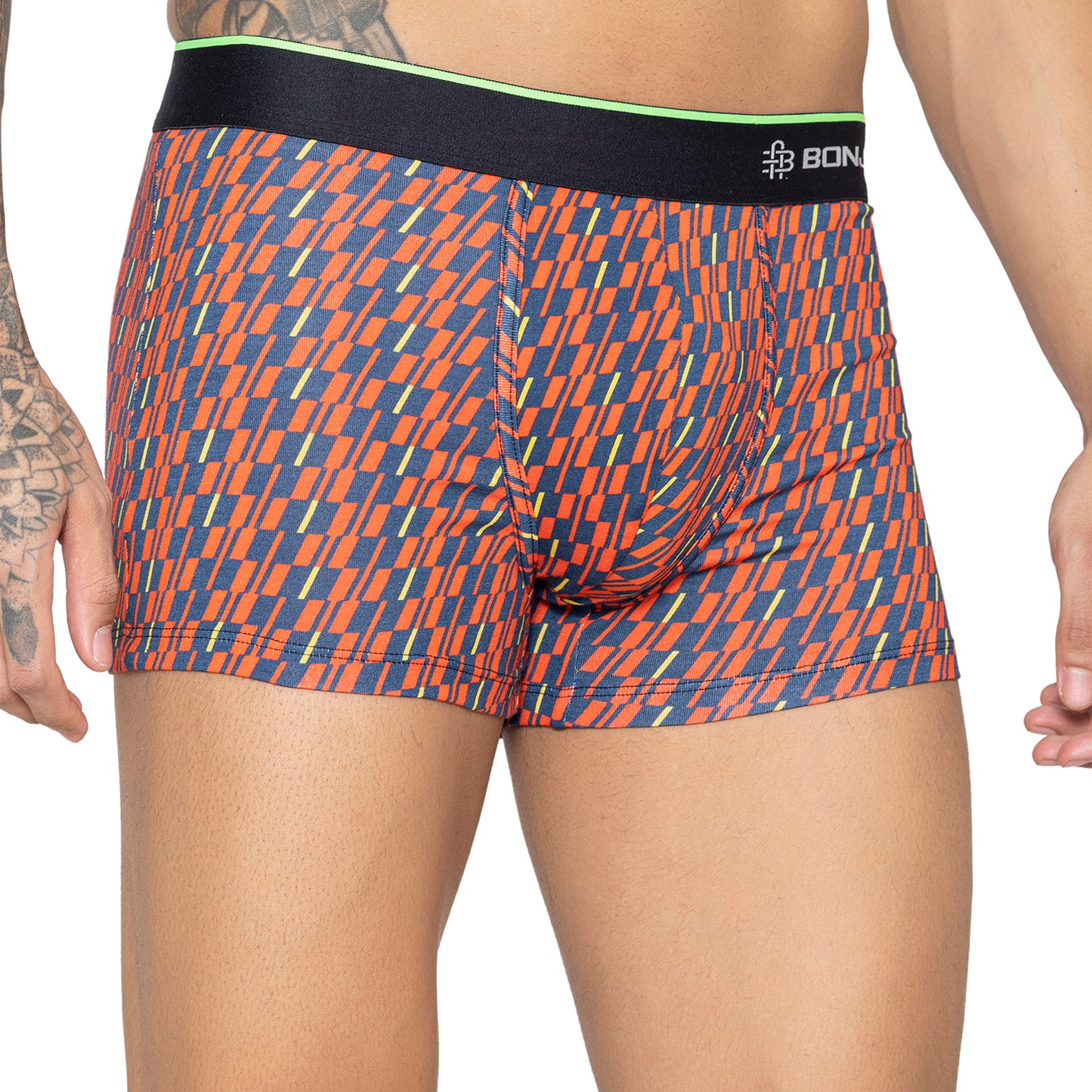 Men's Inner Supersoft Printed Modal Cotton Trunk - Single Pack | Red