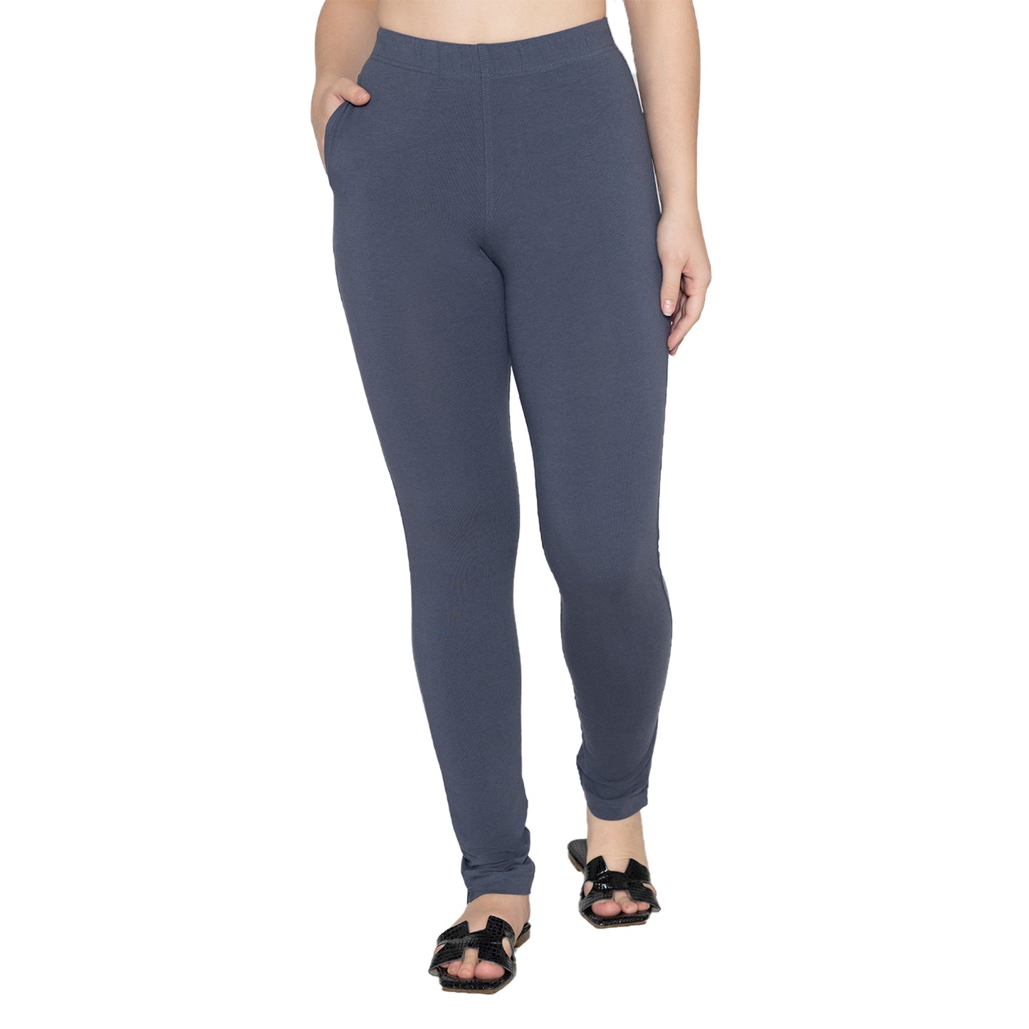 Women Cotton Kurti Pant | Dark Grey