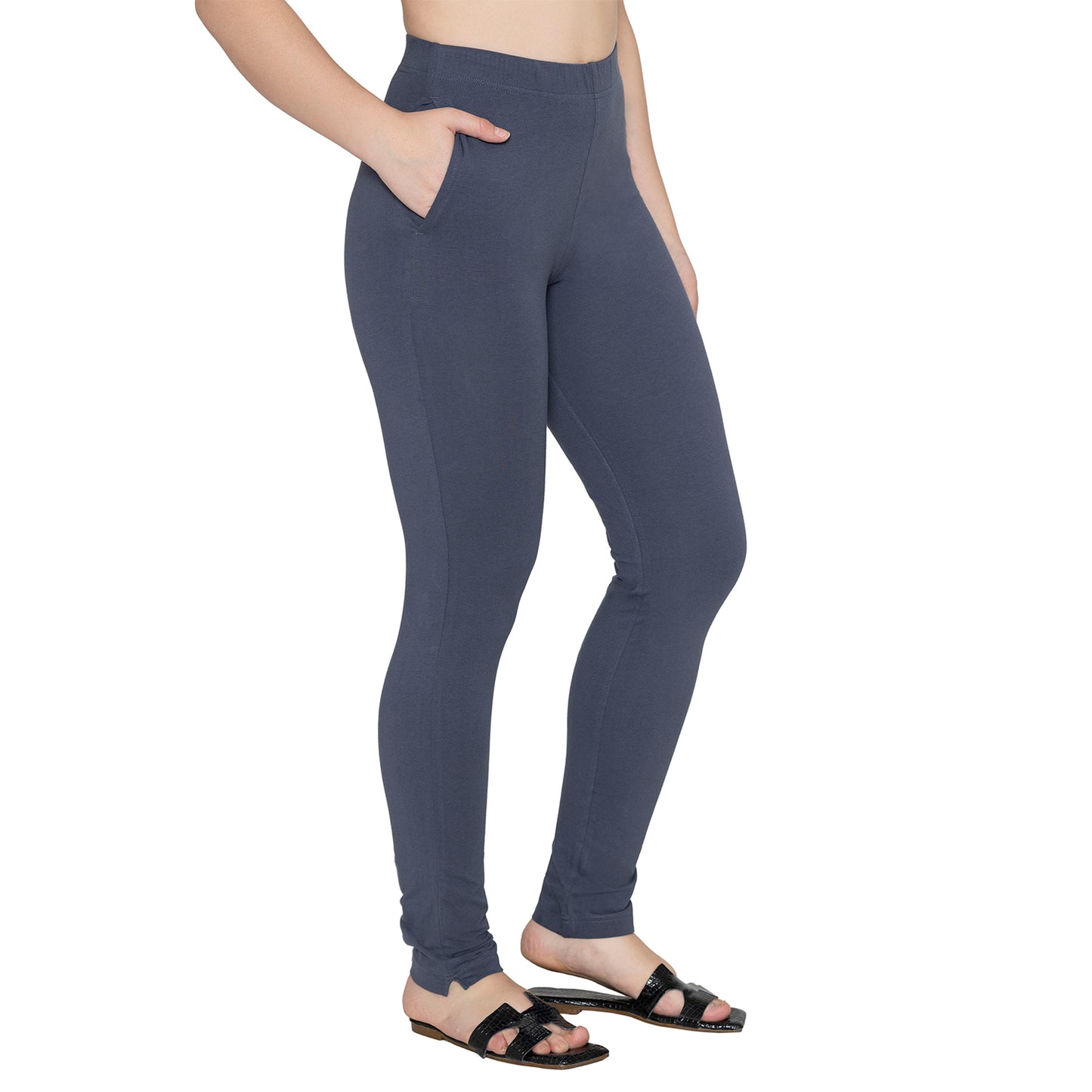Women Cotton Kurti Pant | Dark Grey