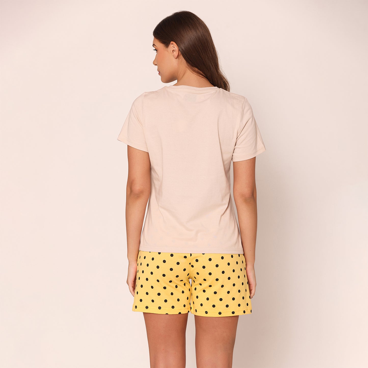 Sleepy Chic Knitted Women's Shorts Lounge Wear Set