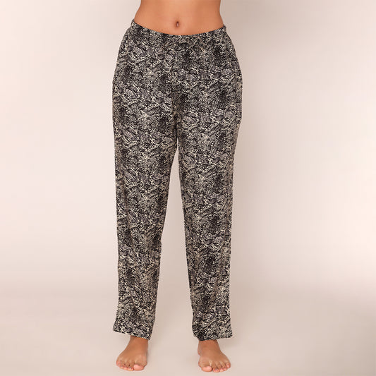 Women Printed Lower With Drawstring