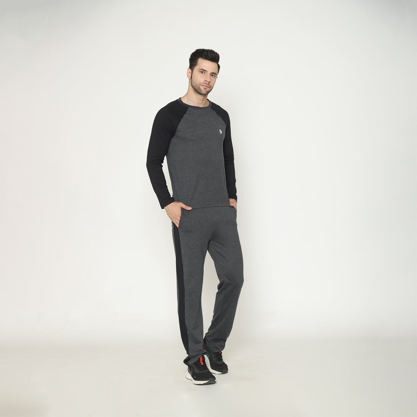 Men's Cotton Solid Loungewear - Anthara Mill