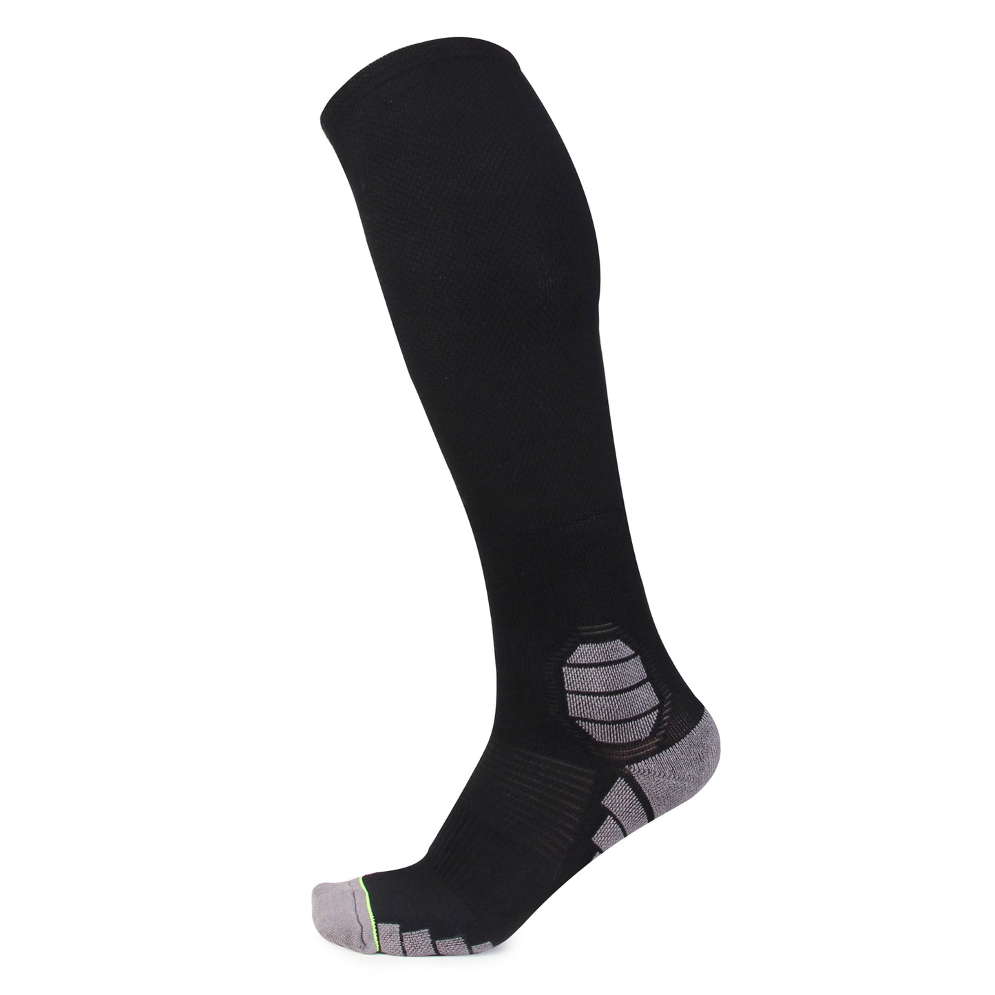 Bamboo Compression Socks - Black Side View
