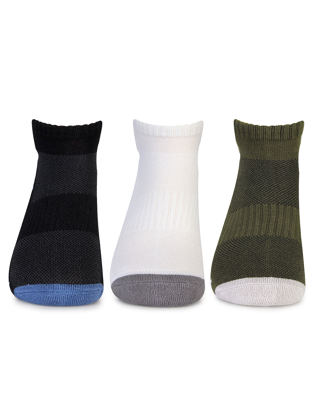 Premium Bamboo Secret Socks - Assorted Top View
