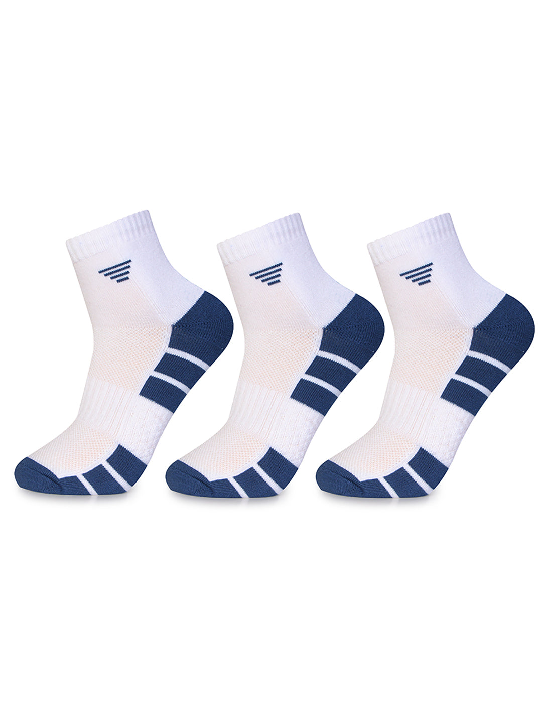 Bamboo Ankle Socks for Men- White side View
