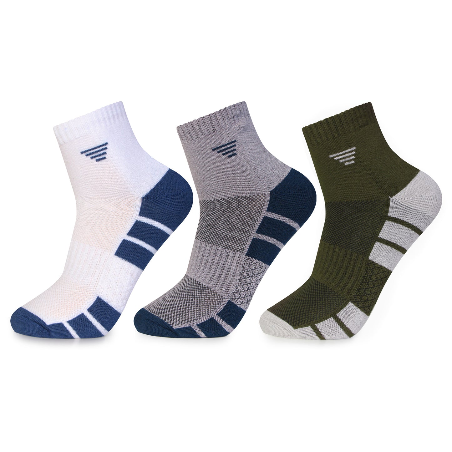 Sustainable Bamboo Ankle Socks - Assorted Side View