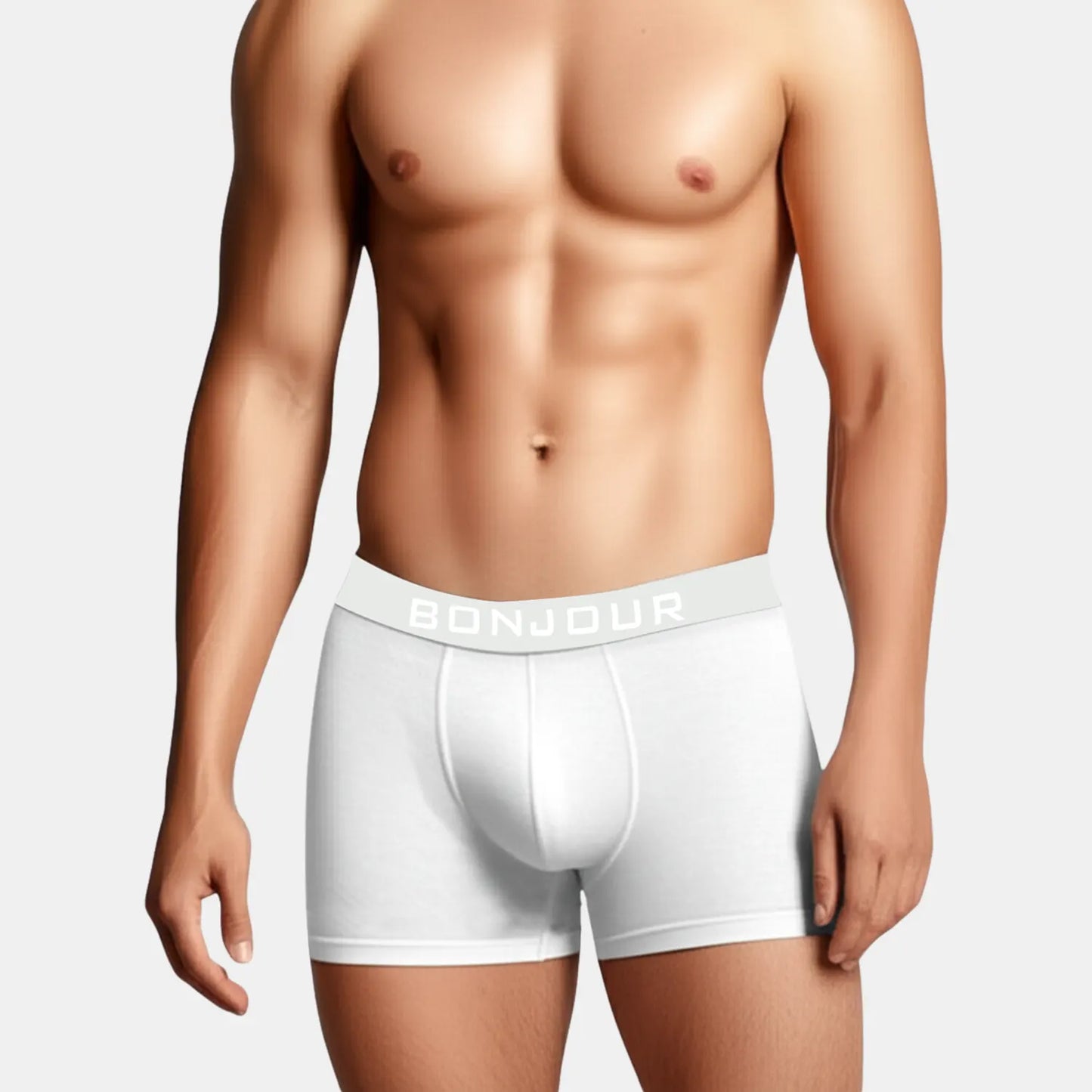 Men’s Bamboo Trunk white – Ultra Soft, Odour Free (Pack of 1)