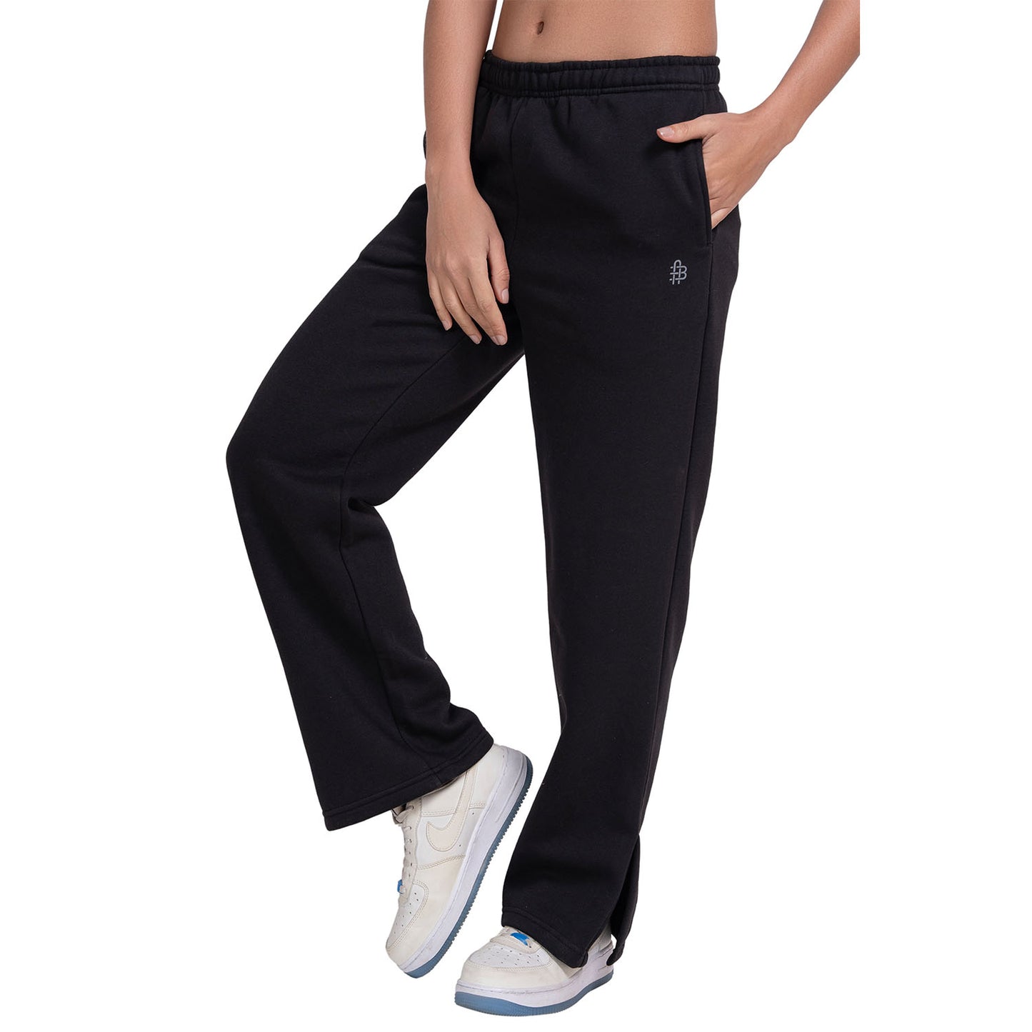 Women’s Mid-Rise Wide-Leg Sweatpants