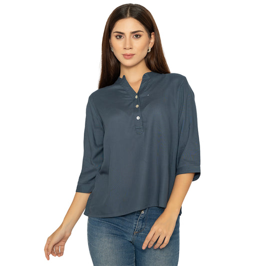 Denim Short Kurti – Stylish Kurti for Women & Girls