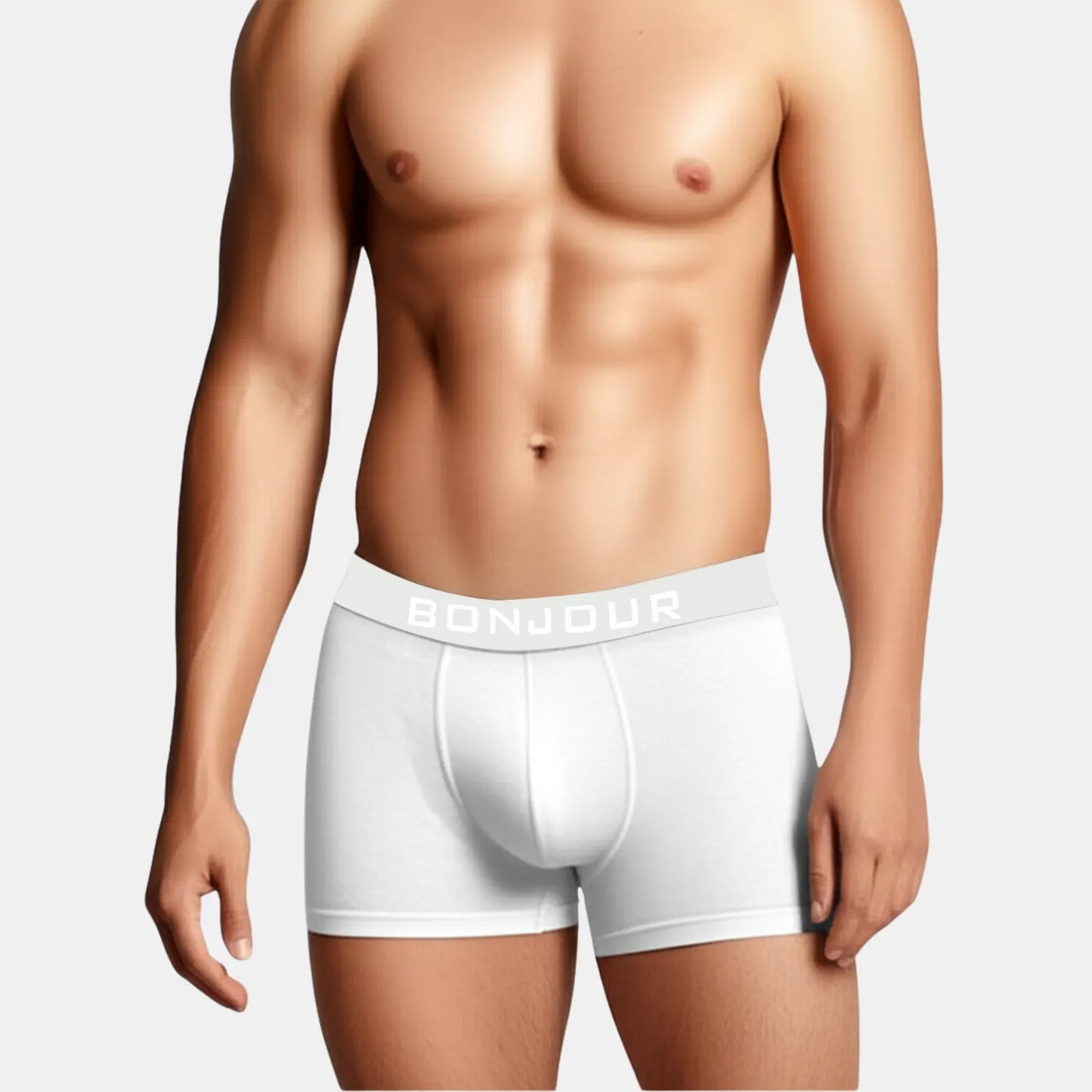 Men’s Bamboo Trunk white – Ultra Soft, Odour Free (Pack of 1)