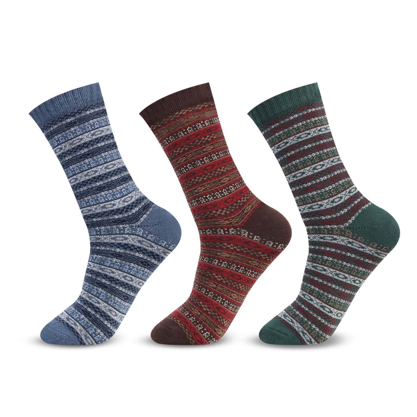 Men’s Nordic Socks – Crew /Calf Length - Pack of 3