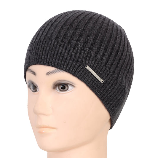 Unisex Woolen Winter Beanie Cap (Anthra Grey)