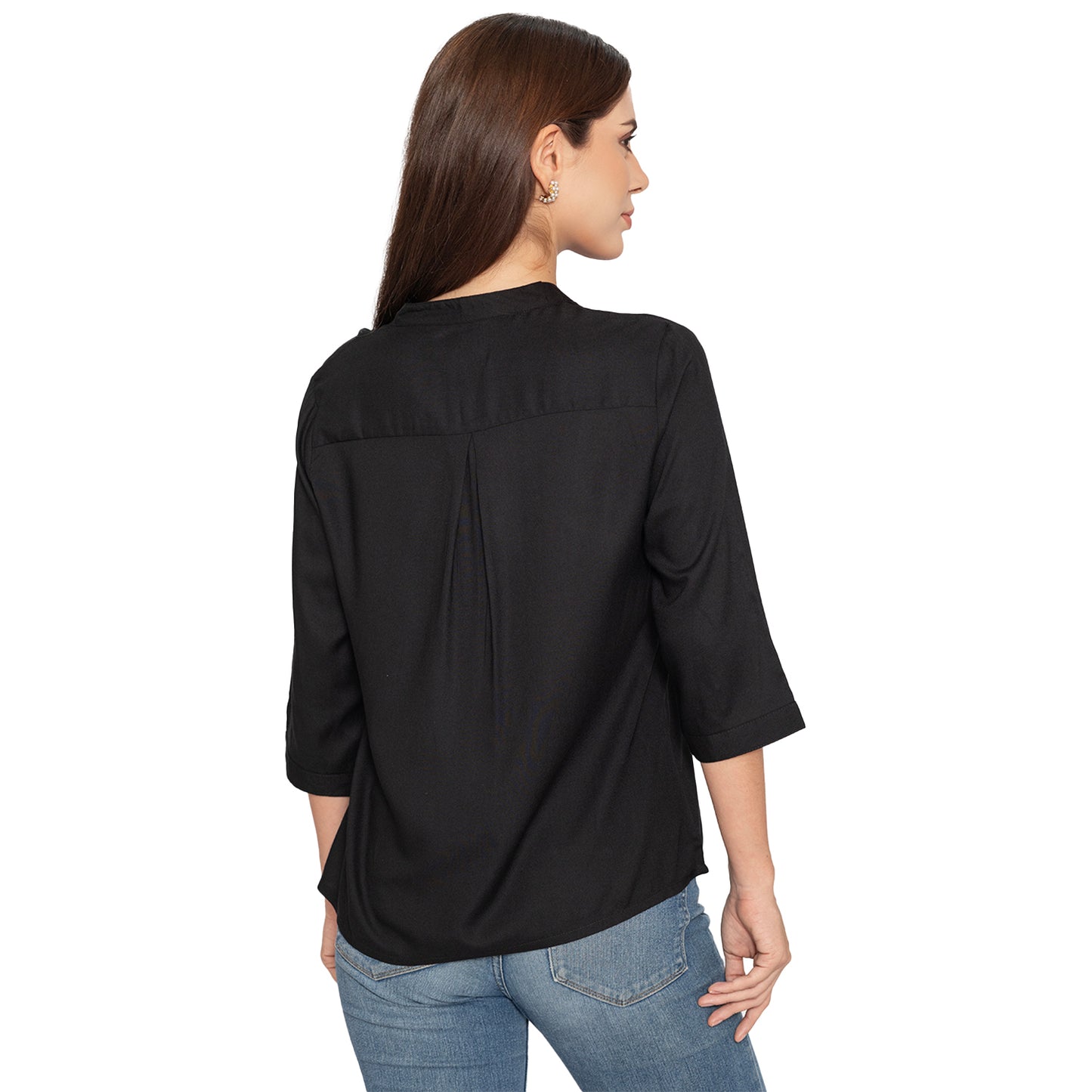 Black Short Kurti – Stylish Kurti for Women & Girl
