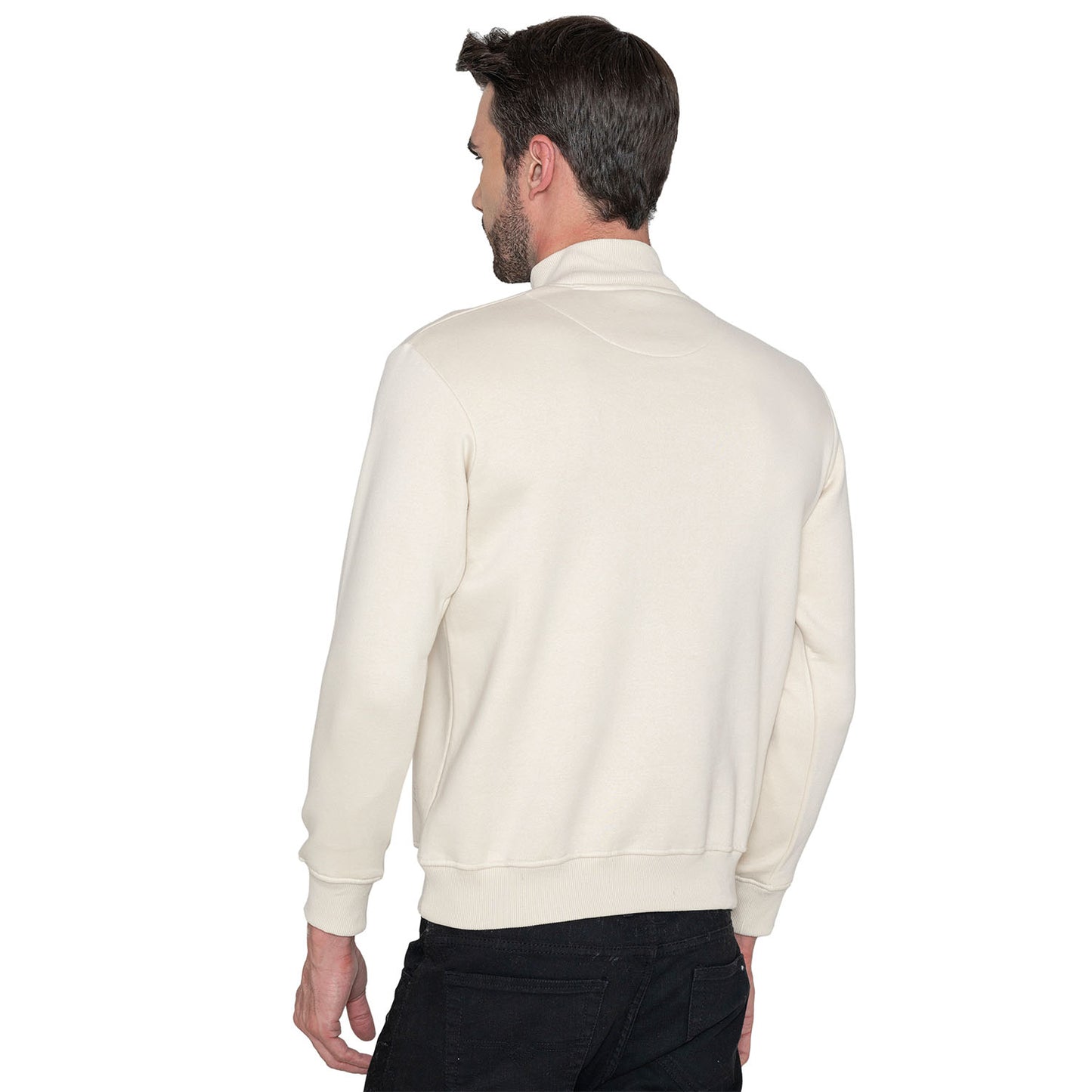 Bonjour Men's High Neck Sweatshirt