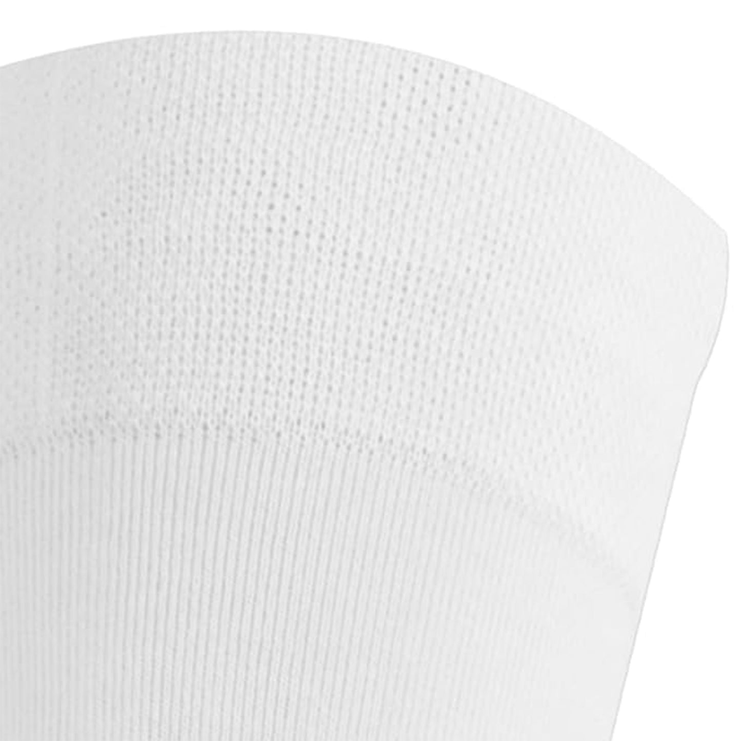 Men Cotton Odour Free Plain Socks (White)