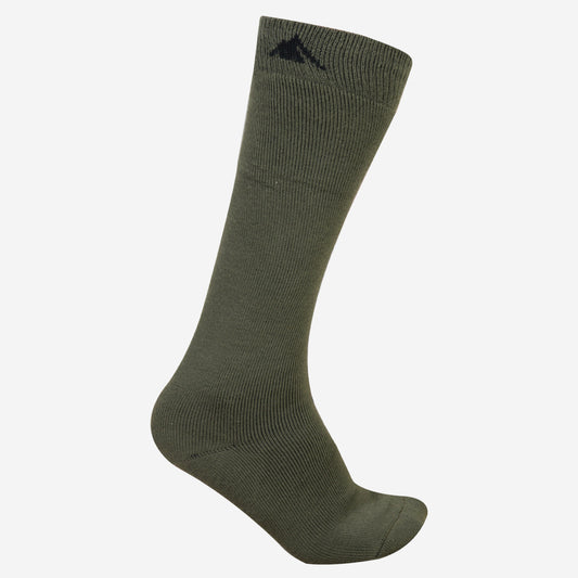 Men Olive Long Leg Socks