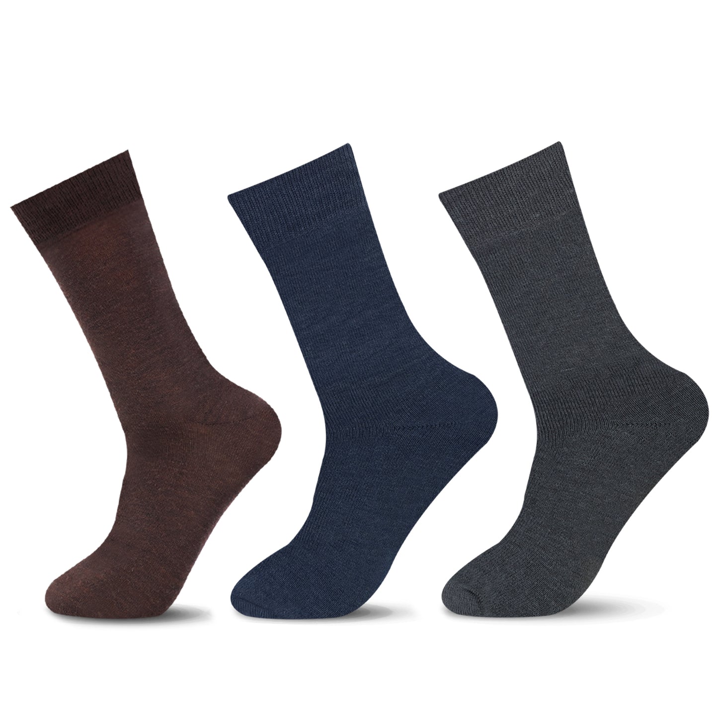 Bonjour Men’s Thermal  Crew Socks - Pack of 3