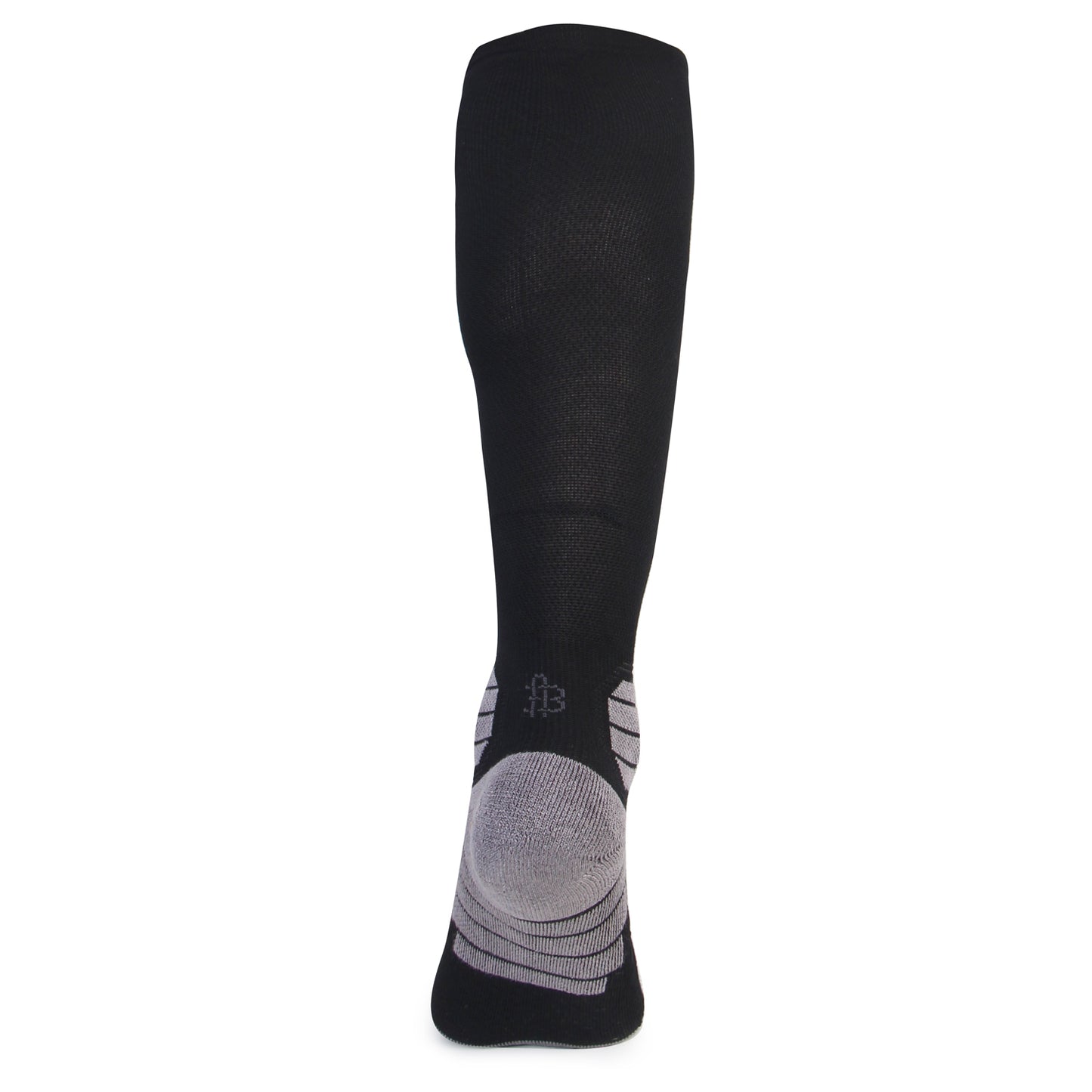 Bamboo Compression Socks - Black Back View
