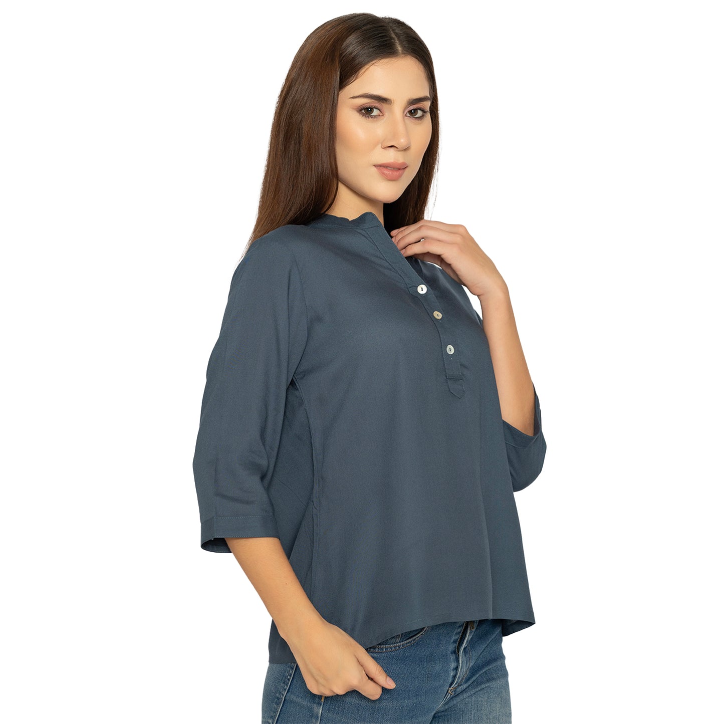 Denim Short Kurti – Stylish Kurti for Women & Girls