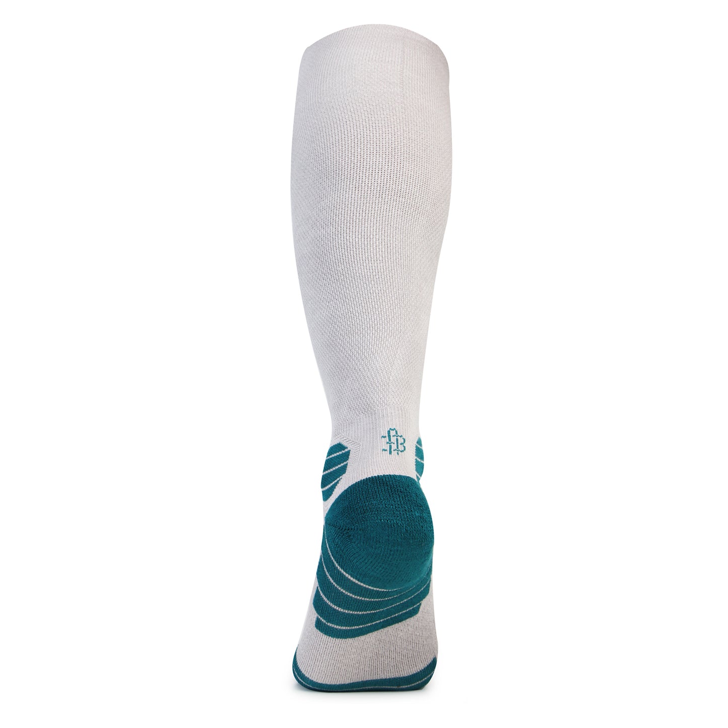 Grey Bamboo Compression Socks - Back View