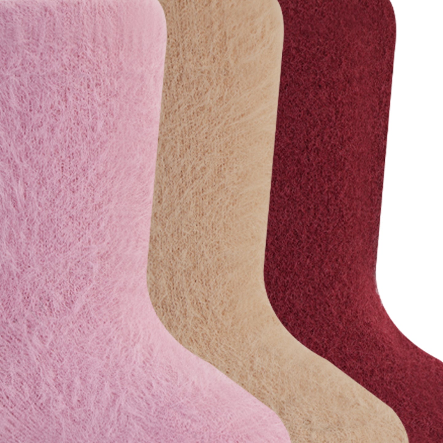 Baby Feather Lite Fur Socks (Pack of 3)