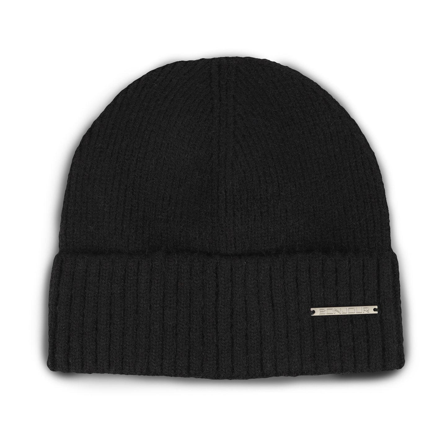 Men's Solid Knitted Beanie Caps