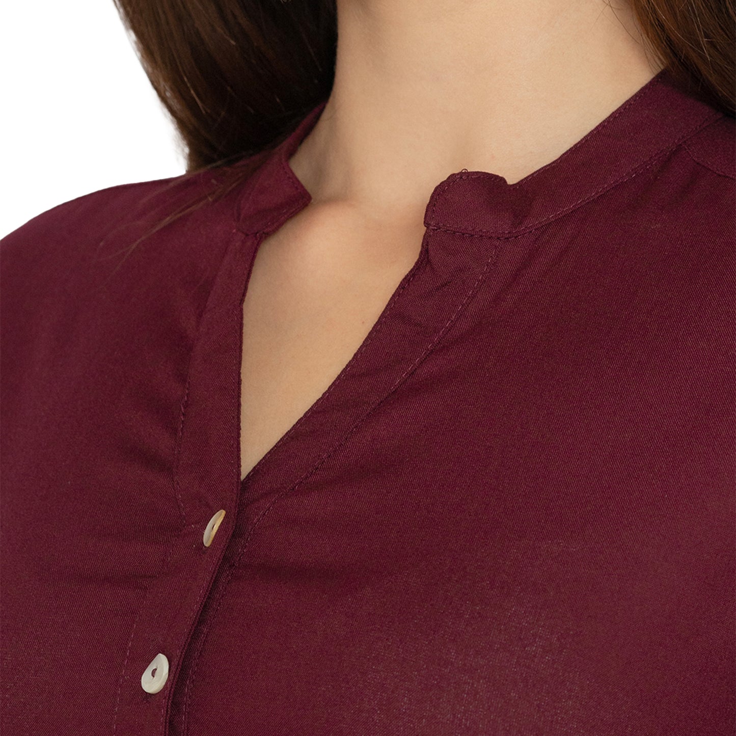 Wine Short Kurti – Stylish Kurti for Women & Girls