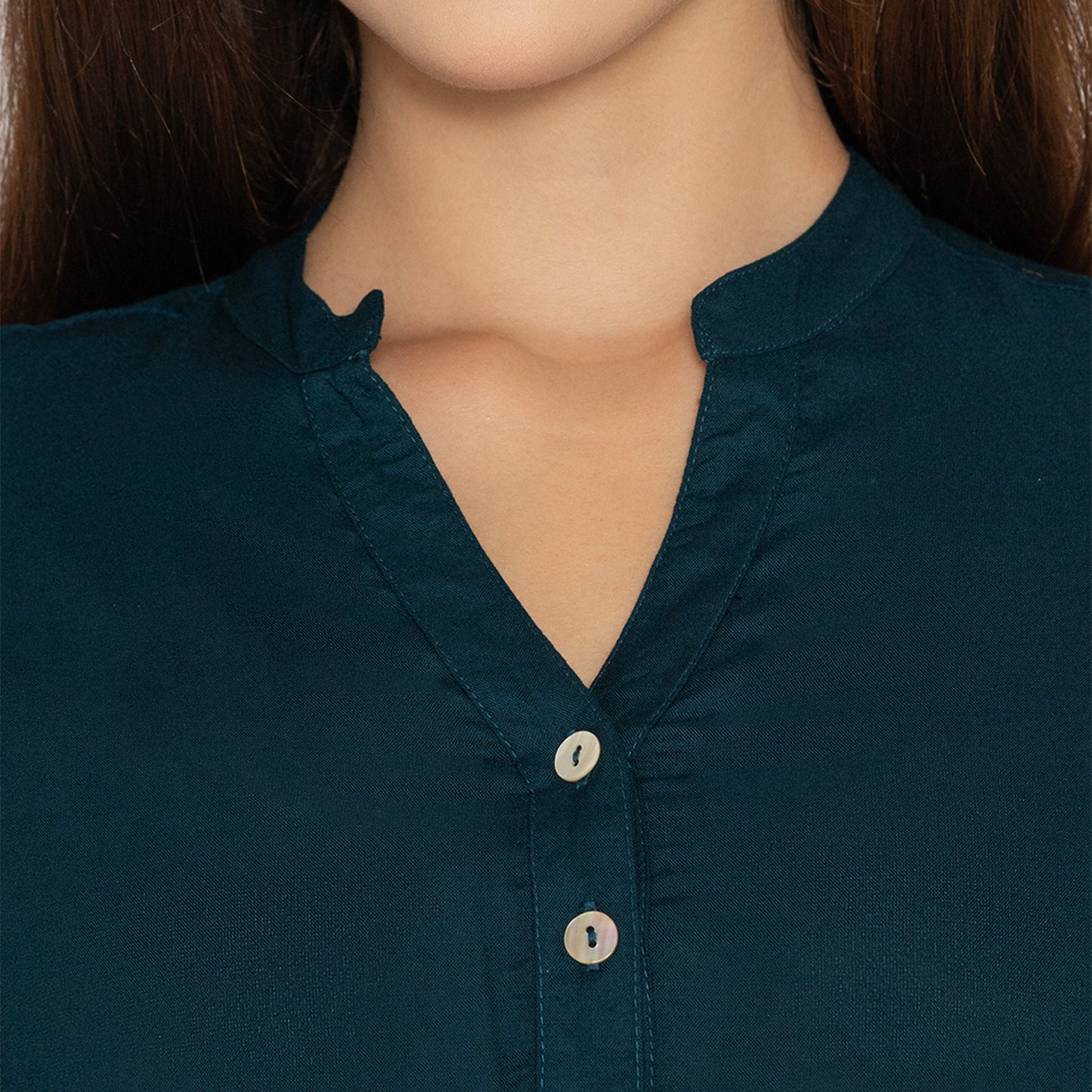 Prussian Blue Short Kurti – Stylish Kurti for Women & Girls