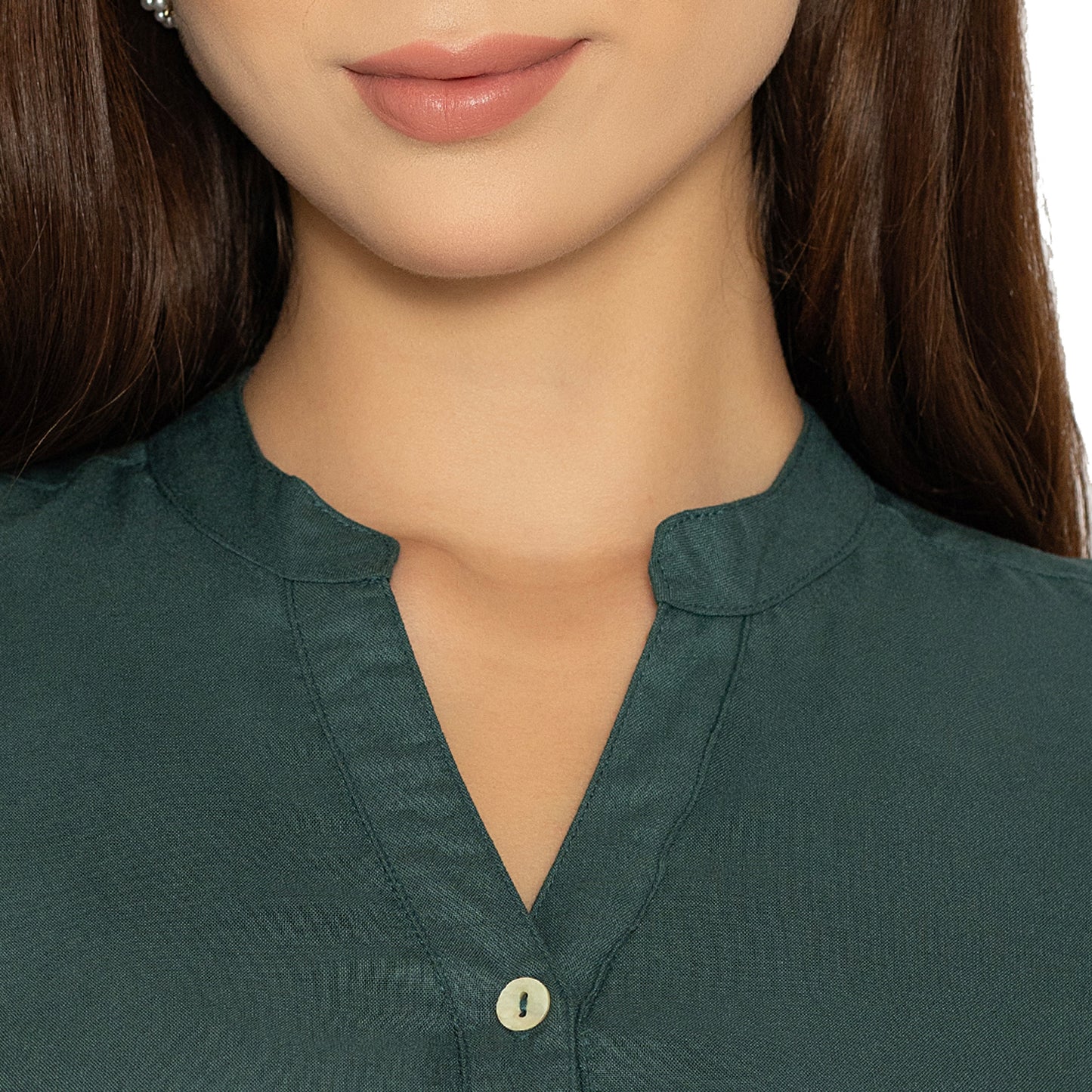 Bottel Green Short Kurti – Stylish Kurti for Women & Girls