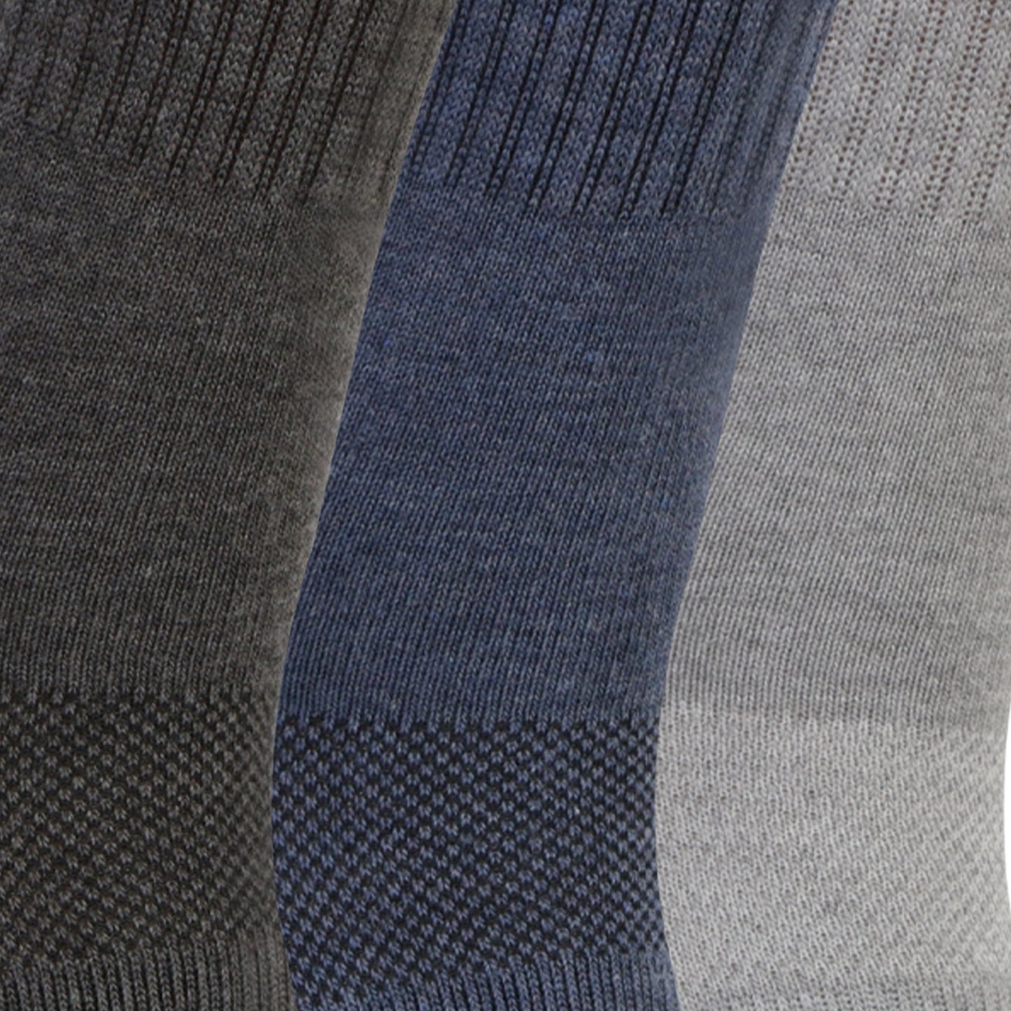 Men Bamboo Formal Socks, Crew Style Cushioned Base