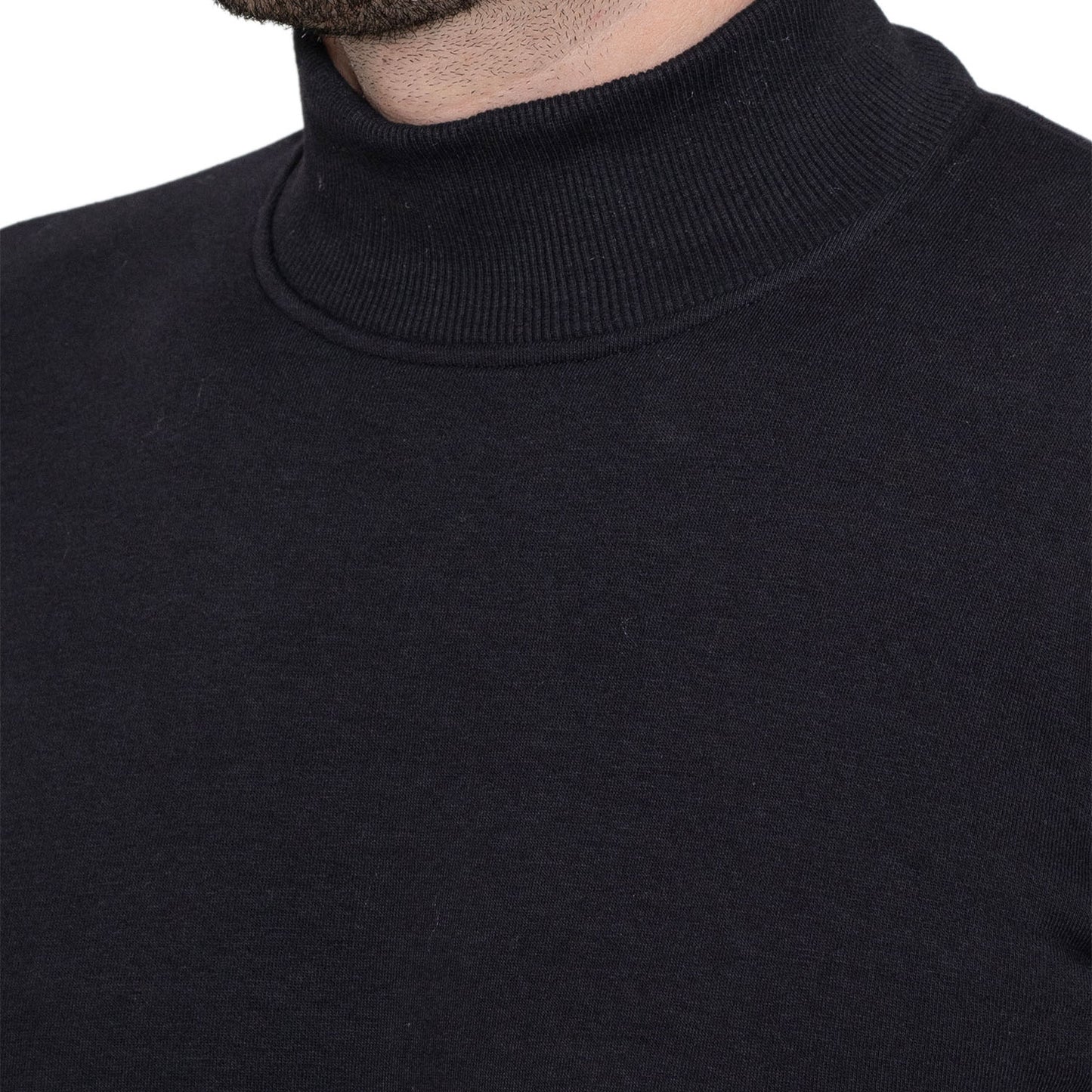 Bonjour Men's High Neck Sweatshirt