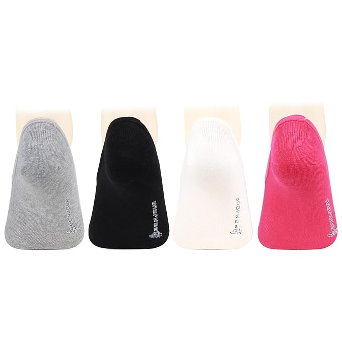 Women's Cotton Loafer/ Footies/ Fashion / No Show Socks - Pack of 4