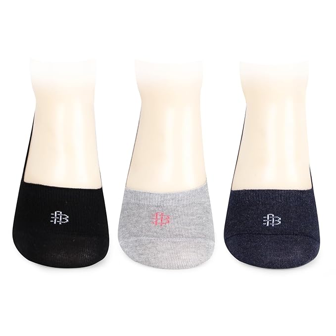 Unisex Solid hidden Socks - Pack of 3