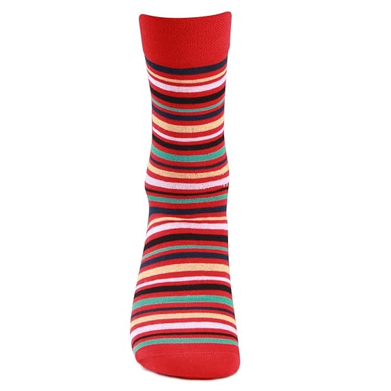 Men's Designer Signature Socks - Red