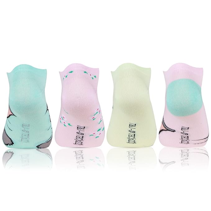 Tom & Jerry Fashion Cotton Socks For Women -Pack Of 4