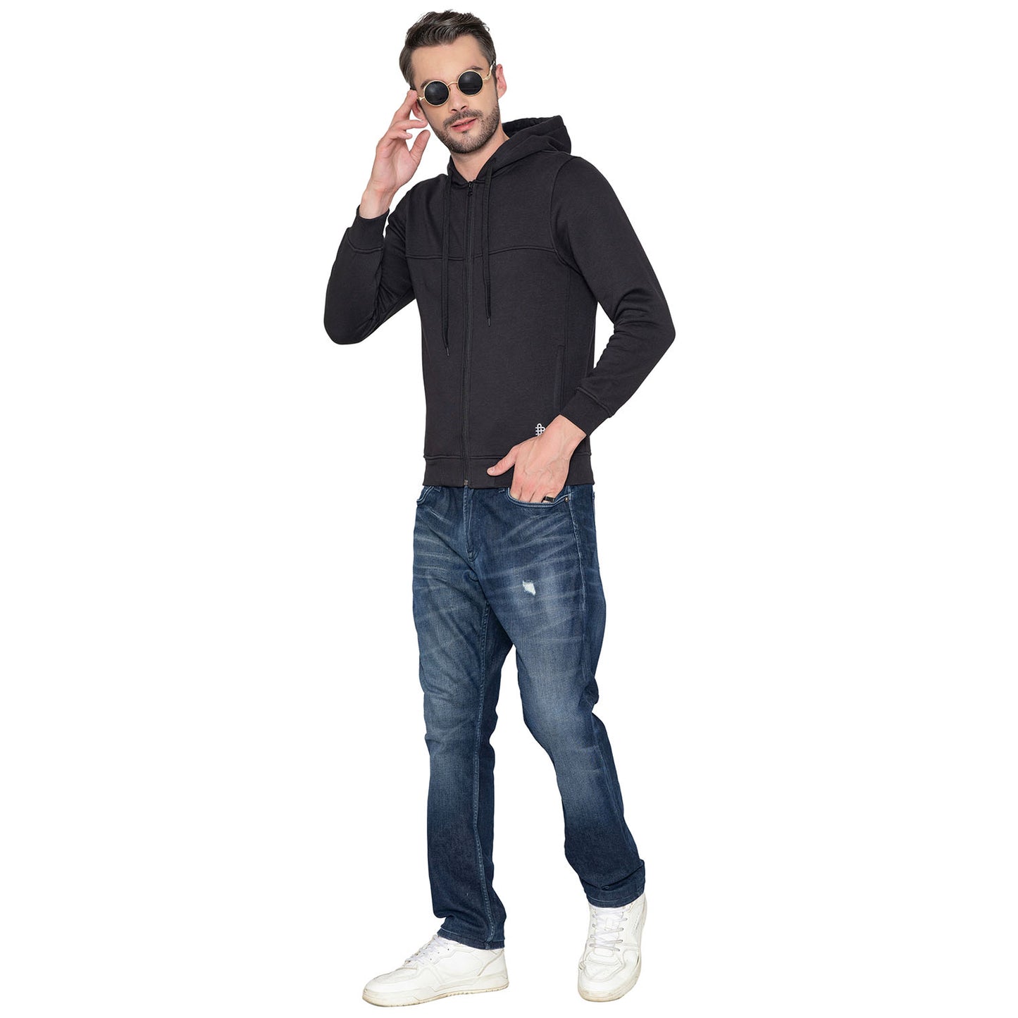 Men's Full Sleeve Hoodie - Black