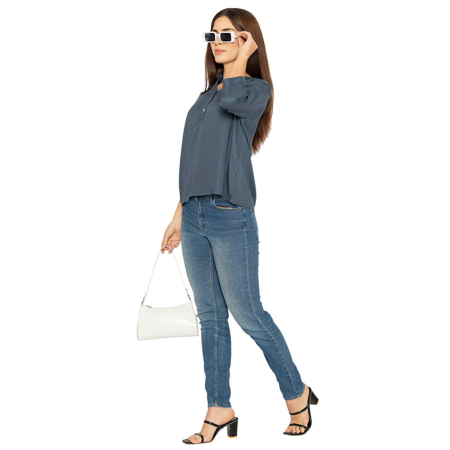 Denim Short Kurti – Stylish Kurti for Women & Girls