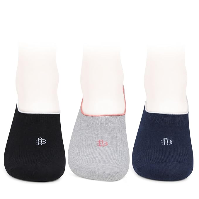 Unisex Cotton Loafer Socks - Pack Of 3