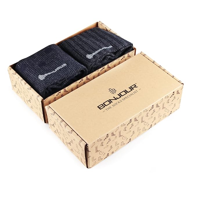 Formal Woolen Socks For Men - Pack Of 2