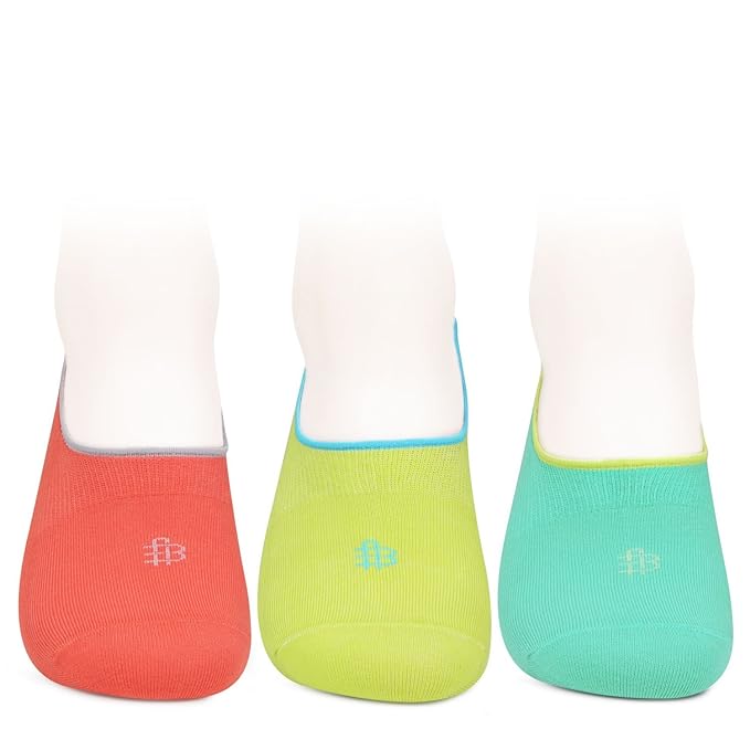 Women's Socks (Pack of 3)(BROFL-25-PO3_Multicoloured_Free)