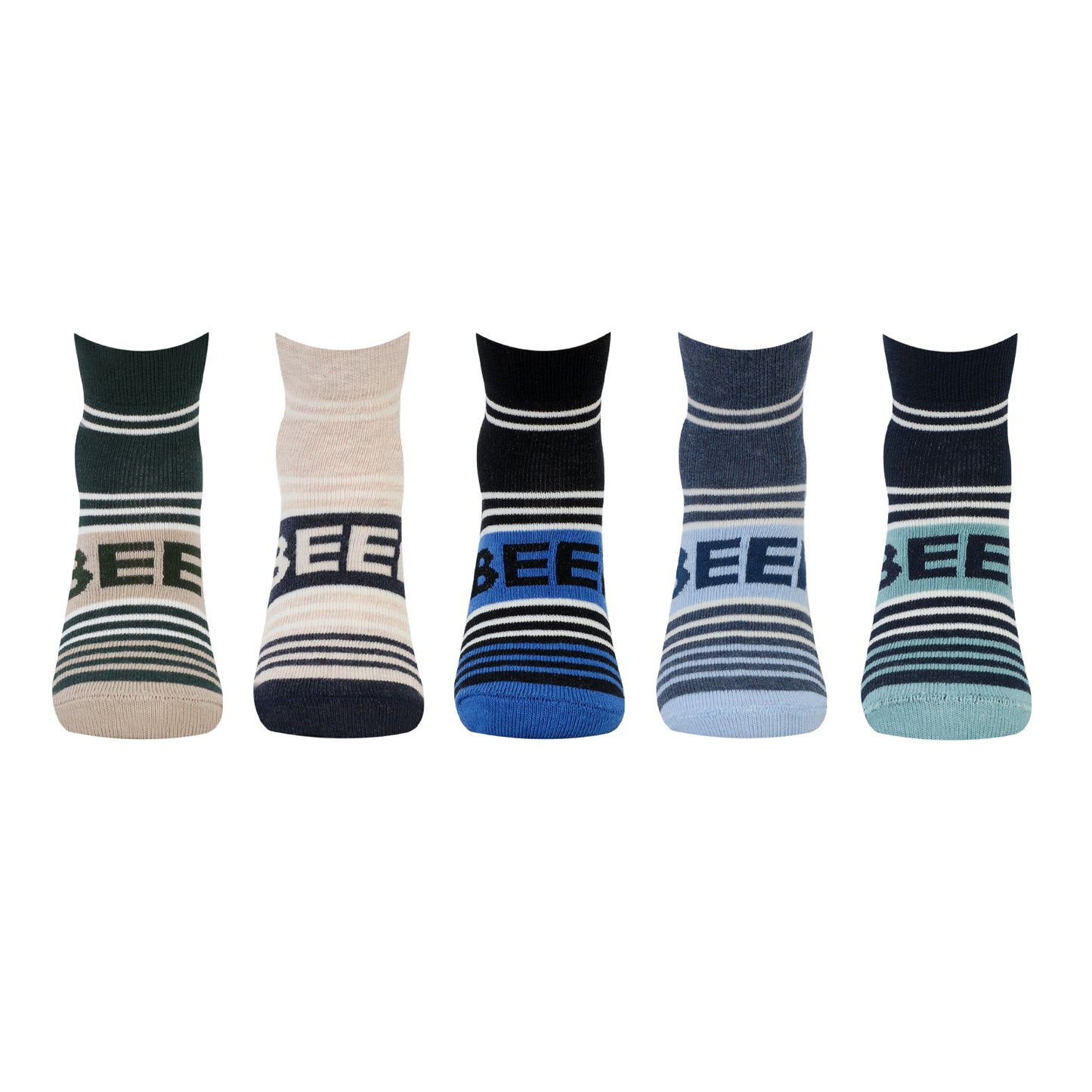 Kids Fancy Ankle Socks for Boys Pack of 5