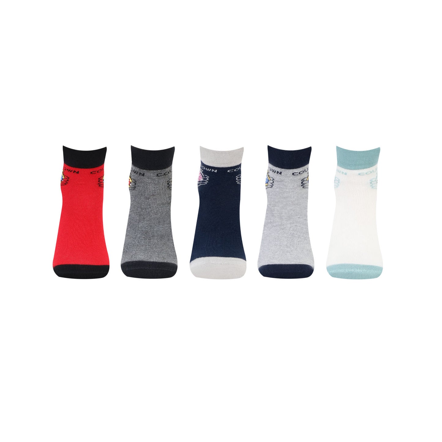 Kids Fancy Ankle Socks for Boys Pack of 5