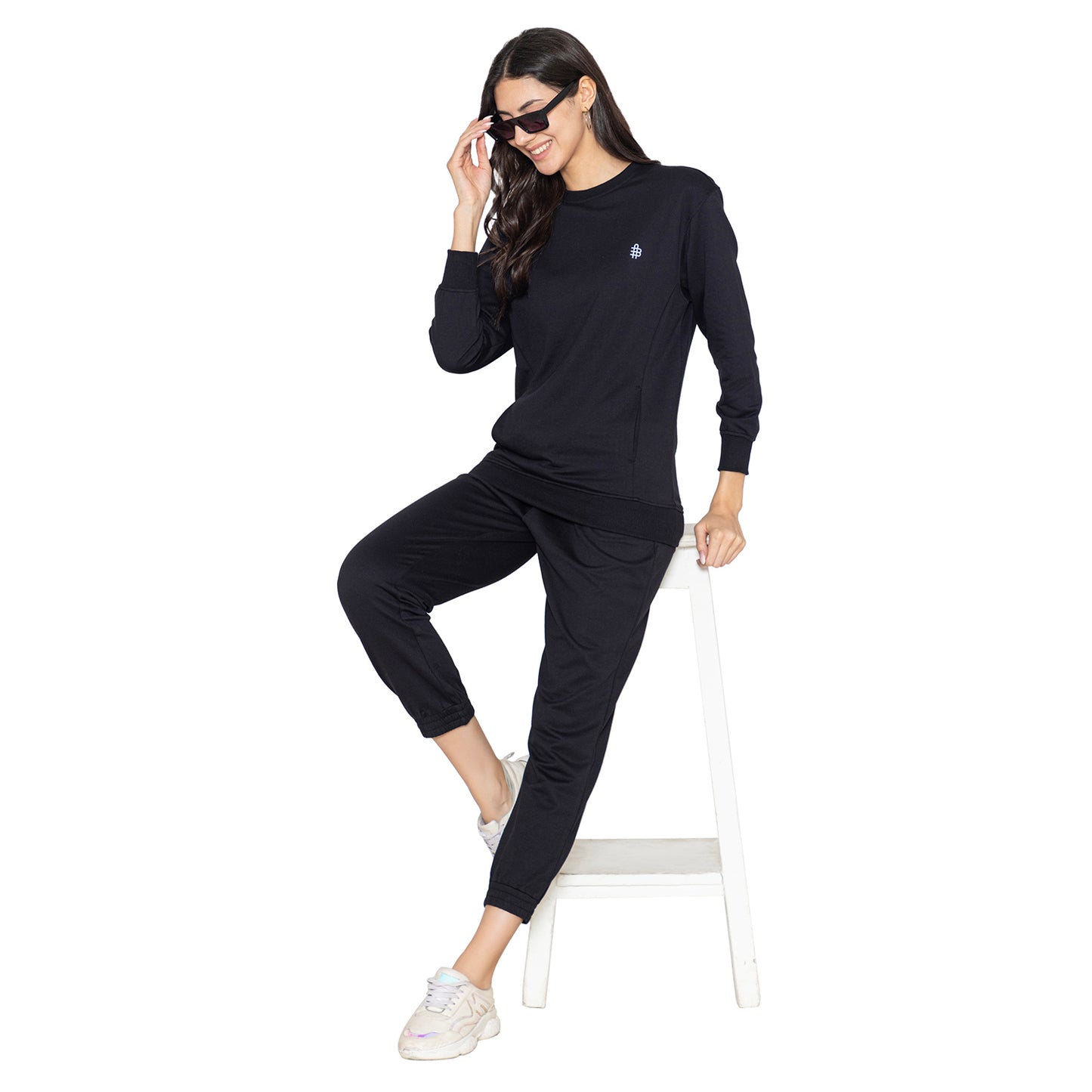 Women Co-ord Set for Winter - Black